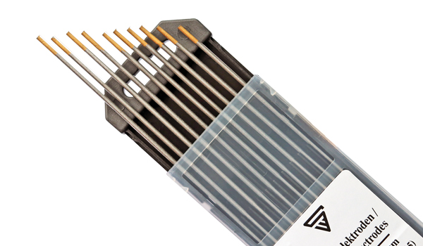 10 x Wolframelektroden Wolfram Elektroden WIG Nadeln WL15 Gold 2,4Ø x 175 mm