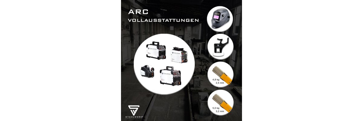 NEU bei STAHLWERK – Unsere Schweißgeräte als praktische Vollausstattung - 