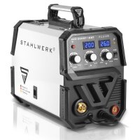 STAHLWERK welder MIG MAG 200 ST IGBT / gas-shielded welder with synergic wire feed and real 200 amps / professional welder, E-hand, MMA