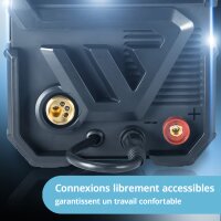 STAHLWERK Poste &agrave; souder MIG MAG 200 ST IGBT / Poste &agrave; souder sous protection gazeuse avec d&eacute;vidoir synergique et v&eacute;ritable 200 amp&egrave;res / Poste &agrave; souder professionnel, E-Hand, MMA