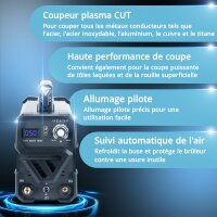 STAHLWERK D&eacute;coupeur plasma CUT 50 ST IGBT / D&eacute;coupeur plasma avec 50 A et allumage par contact HF