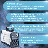 STAHLWERK Cortadora de plasma CUT 50 ST IGBT / Cortadora de plasma con 50 A y encendido por contacto HF