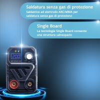 STAHLWERK Saldatrice  ARC 200 MD - DC MMA | E-Hand| Inverter Lift-TIG con 200 ampere, tecnologia IGBT e scheda singola