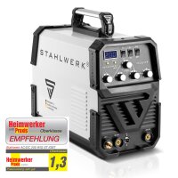 STAHLWERK AC/DC TIG 200 ST IGBT fully equipped / Combination welder / Combination welding system with 200 A TIG &amp; MMA, suitable for aluminium