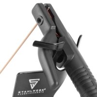 STAHLWERK Holder med magnetisk base til svejsepistoler / elektrodepistolholder, lakeret finish i h&oslash;j kvalitet