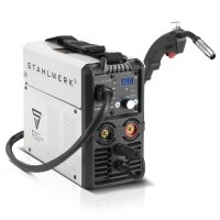 STAHLWERK welder MIG MAG 160 M IGBT / fully synergic 5 in 1 combination unit with real 160 amps and 2-roll drive / flux cored wire, MIG MAG, ARC MMA, Lift TIG