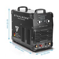STAHLWERK plasma cutter CUT 100 P IGBT with 100 amps, pilot ignition, up to 44 mm cutting power