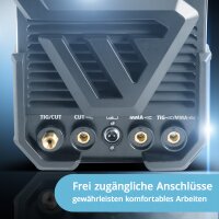 STAHLWERK AC/DC WIG 200 Plasma ST IGBT - Kombi 200 Amp WIG MMA Schwei&szlig;ger&auml;t mit 50 Amp CUT Plasmaschneider, ALU geeignet