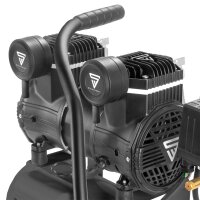 STAHLWERK Kompressor ST-110 Pro mit 10 bar | 2,1 PS | 1,6 kW | 210 l/min | 10 l Tank &ouml;lfreier Druckluft-Kompressor | Kolben-Kompressor | Silent-Kompressor | Fl&uuml;ster-Kompressor mit Brushless-Motoren