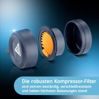 STAHLWERK Kompressor ST-310 Pro mit 10 bar | 2,1 PS | 1,6 kW | 210 l/min | 30 l Tank &ouml;lfreier Druckluft-Kompressor | Kolben-Kompressor | Silent-Kompressor | Fl&uuml;ster-Kompressor mit Brushless-Motoren