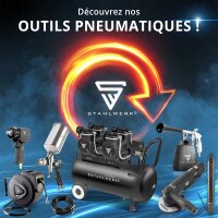 STAHLWERK Compresseur ST-310 Pro avec 10 bar | 2,1 CV | 1,6 kW | 210 l/min | R&eacute;servoir 30 l Compresseur dair sans huile | Compresseur &agrave; piston | Compresseur silencieux | Compresseur silencieux avec moteurs Brushless