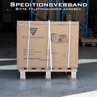 STAHLWERK Kompressor ST-1010 Pro mit 10 bar | 6,5 PS | 4,8 kW | 630 l/min | 100 l Tank &ouml;lfreier Druckluft-Kompressor | Kolben-Kompressor | Silent-Kompressor | Fl&uuml;ster-Kompressor mit Brushless-Motoren