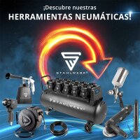STAHLWERK Compresor ST-1510 Pro con 10 bar | 8,6 CV | 6,4 kW | 840 l/min | 150 l dep&oacute;sito compresor de aire exento de aceite | compresor de pist&oacute;n | compresor silencioso | compresor whisper con