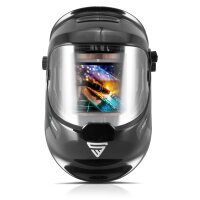 Fully automatic real colour welding helmet with 3 in 1...