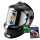 STAHLWERK fully automatic Real Color welding helmet ST-800 PV, 3 in 1 function, 180° field of vision, glossy black, large field of vision, incl. 2 replacement lenses