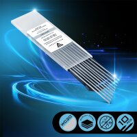 STAHLWERK Volframelektroder / svetselektroder WC20 grå i set - 5 x 1,6 mm + 5 x 2,4 mm