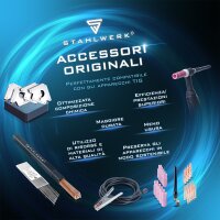 Bacchette per saldatura TIG STAHLWERK ER4043Si5 alluminio alta lega / Ø 1,6 mm x 500 mm / 2 kg / scatola di stoccaggio inclusa