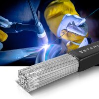 TIG welding rods STAHLWERK ER4043Si5 aluminum high alloy / &Oslash; 2,4 mm x 500 mm / 2 kg / including storage box