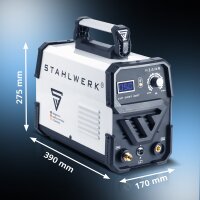 STAHLWERK CUT 50 ST IGBT Vollausstattung Plasmaschneider mit 50 Ampere, bis 14mm Schneidleistung, f&uuml;r Lackierte Bleche &amp; Flugrost geeignet