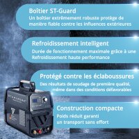 STAHLWERK CUT 70 P IGBT Découpeuse plasma à équipement complet avec allumage pilote de 70 ampères jusquà 25 mm de capacité de coupe adaptée à la rouille erratique