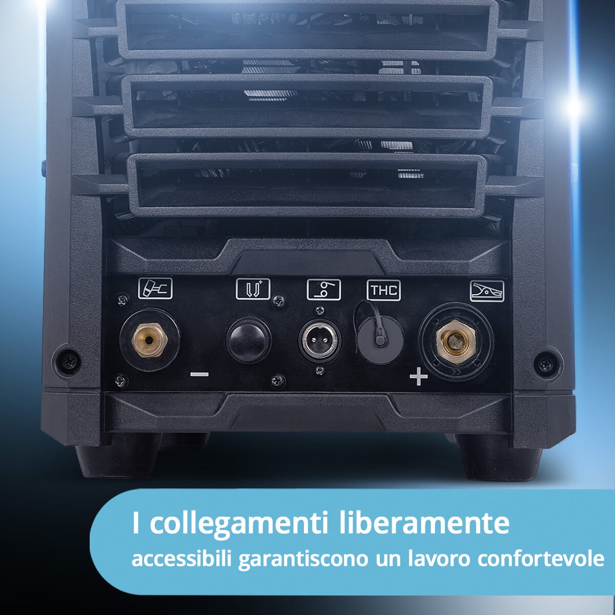 Taglierina Al Plasma STAHLWERK CUT 50P – Inverter 45A, Taglio 15 Mm, Accensione Pilot HF, Display Digitale
