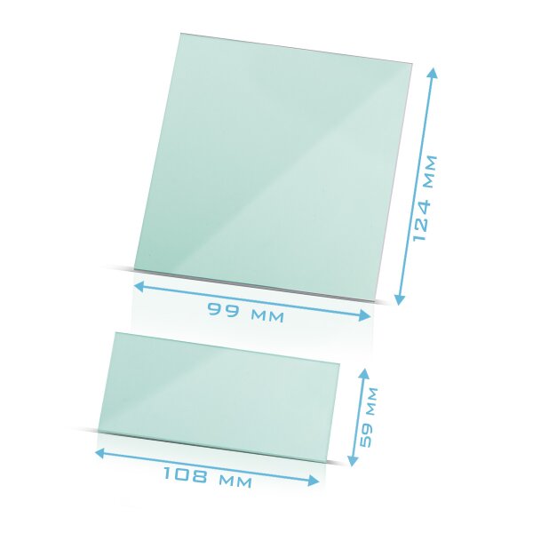 Ersatzglas Für Schweißhelme 110 X 55 Mm