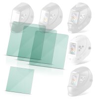 STAHLWERK Welding Helmet Replacement Lenses Set of 4, Inner and Outer Replacement Lenses | Welding Protection Glass | Replacement Lenses for Fully Automatic Welding Helmets ST 900 X | ST 900 XTC | ST 950 XB | ST 950 XC | ST 950 XW
