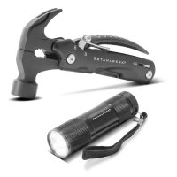STAHLWERK multitool with 12 tools, high quality pocket...