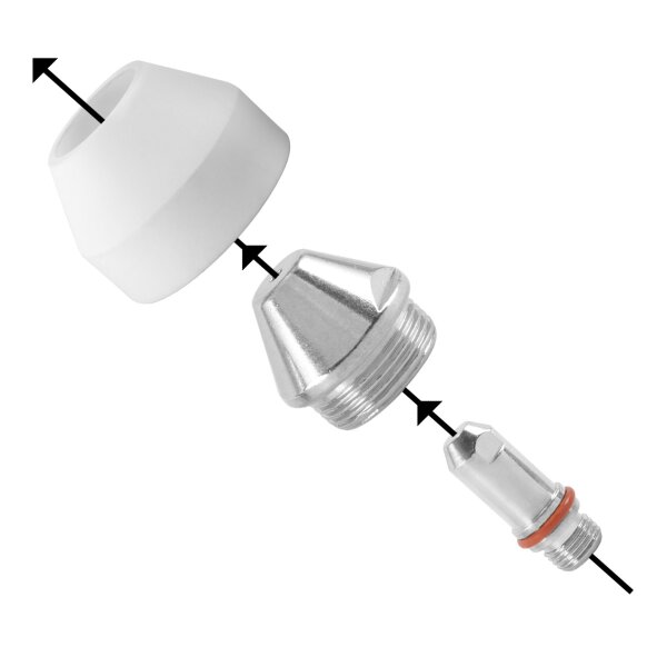 P80 Verschleißteile P80 Plasmabrenner Verschleißteile Set – Passend Für AG-80, CUT 70/100/120 & Viele Mehr – Plasmaschneider Zubehör Von SchweisstechnikBaric