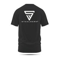 STAHLWERK T-shirt taglia L Camicia a maniche corte con stampa del logo in 100% cotone
