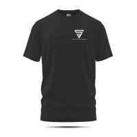 STAHLWERK T-shirt st&oslash;rrelse XL Kort&aelig;rmet skjorte med logoprint af 100 % bomuld