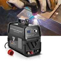 STAHLWERK CUT 60 Pilot IGBT Plasmaschneider mit 60 Ampere und Pilotz&uuml;ndung, bis 24 mm Schneidleistung, f&uuml;r lackierte Bleche &amp; Flugrost