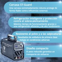 STAHLWERK Cortadora de Plasma CUT 50 Piloto IGBT / Cortadora de Plasma con 50 A y Encendido Piloto HF