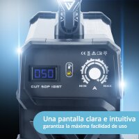 STAHLWERK Cortadora de Plasma CUT 50 Piloto IGBT / Cortadora de Plasma con 50 A y Encendido Piloto HF