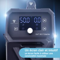 STAHLWERK D&eacute;coupeuse plasma CUT 50 P Digital &eacute;quipement complet | D&eacute;coupeuse plasma &agrave; inverseur 50A | allumage blowback | affichage num&eacute;rique | interface THC pour CNC | capacit&eacute; de coupe jusqu&agrave; 20 mm | fonction 2T/4T