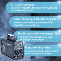 STAHLWERK CUT 50 Pilot IGBT Vollausstattung Plasmaschneider mit Pilotz&uuml;ndung und 50 Ampere, bis 14 mm Schneidleistung, f&uuml;r Lackierte Bleche &amp; Flugrost