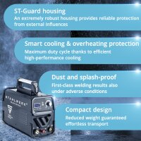 STAHLWERK Plasmask&auml;rare CUT 50 P IGBT fullt utrustad / Plasmask&auml;rare 50 A med pilott&auml;ndning upp till 14 mm sk&auml;rkapacitet