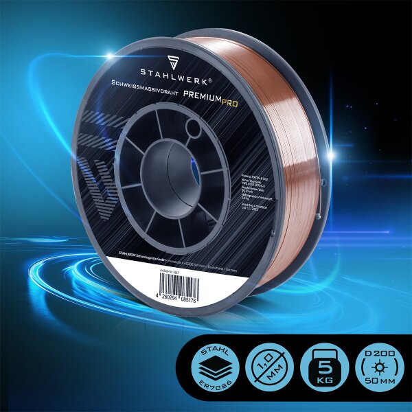 SG2 Schweißdraht 0.6 mm 1 kg 5 kg Spule Korbspule MIG MAG D100 D200