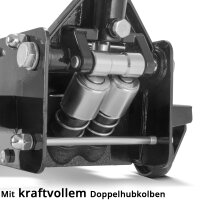 STAHLWERK  WH-25 ST Wagenheber Aluminium mit Stahlkonstruktion hebt bis 3 Tonnen - maximale Hubh&ouml;he 465 mm 