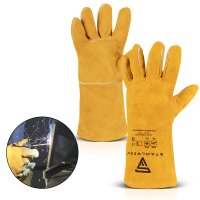 STAHLWERK welding gloves genuine leather thick /...