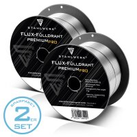 2 x MIG MAG Premium Flux cored and welding wire E71T-GS...