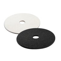 Nylon fiber grinding disc + polishing fleece disc fillet...