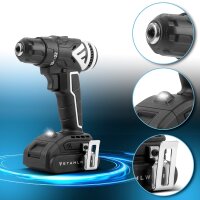 STAHLWERK Akkuschrauber ABS-18 ST mit 18 Volt und Brushless-Technologie, Akku Bohrschrauber | Akku Bohrer | Bohrmaschine | Akku Werkzeug Set inklusive Akku, Aufladeger&auml;t und Transportkoffer