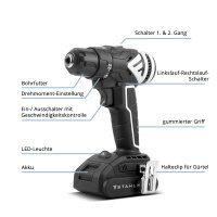 Brushless Cordless Drill ABS-12 ST 12V/2Ah including...