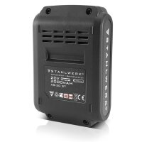 STAHLWERK 20 V rechargeable battery 2Ah Li-Ion replacement battery suitable for tools cordless screwdriver cordless drill cordless angle grinder capacity 2000 mAh