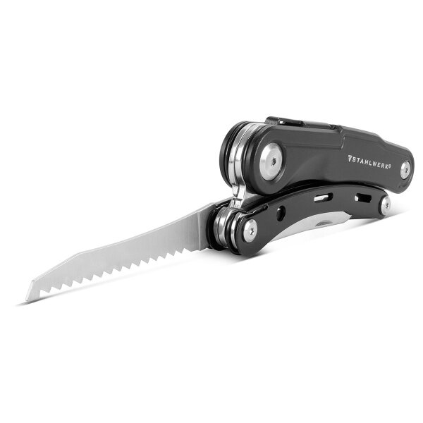 Stahlwerk Multitool 5 strumenti Coltello tascabile Strumento multifunzionale Cesoie da giardino (5 Funzioni