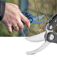 STAHLWERK Multitool mit 5 Werkzeugen, hochwertiges Taschenmesser / Klappmesser/ Multifunktionswerkzeug mit Gartenschere, S&auml;ge, Messer, Wurzelstecher und &Ouml;se