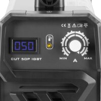 B-Ware: STAHLWERK CUT 50 Pilot IGBT Plasmaschneider mit 50 A, 60 % ED bis 14 mm Schneidleistung, für lackierte Bleche & Flugrost geeignet.