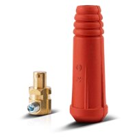 STAHLWERK Cable de soldadura enchufe / mandril 9 mm juego de 2 / accesorios de soldadura