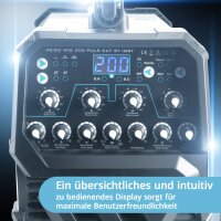 STAHLWERK AC/DC WIG 200 Puls mit Plasma ST Vollausstattung Schwei&szlig;ger&auml;t mit 200 A WIG &amp; MMA, Alu &amp; D&uuml;nnblech geeignet, Kombiger&auml;t mit 50 Ampere CUT-Funktion